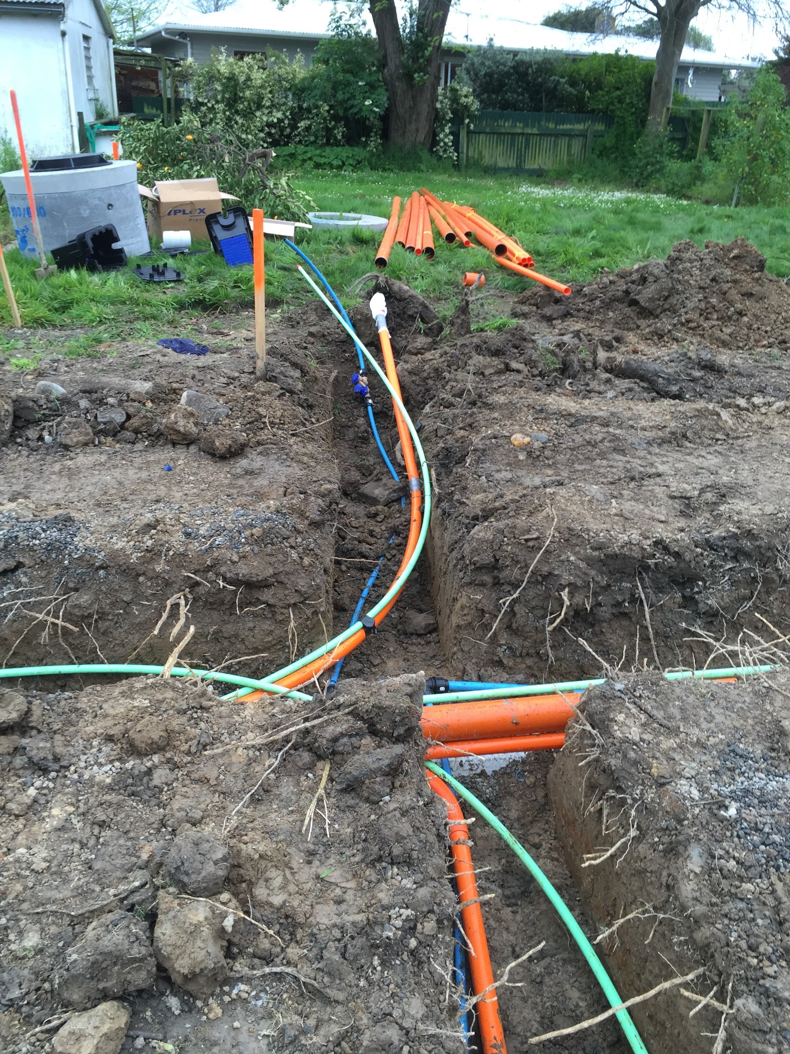 Civils & trenching for underground services