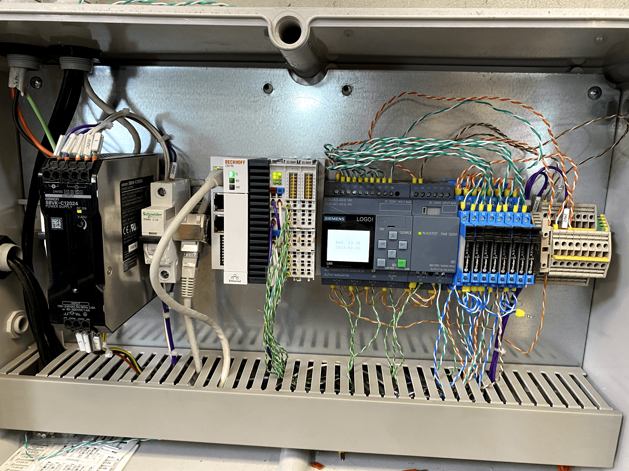 PLC & automation control panel build
